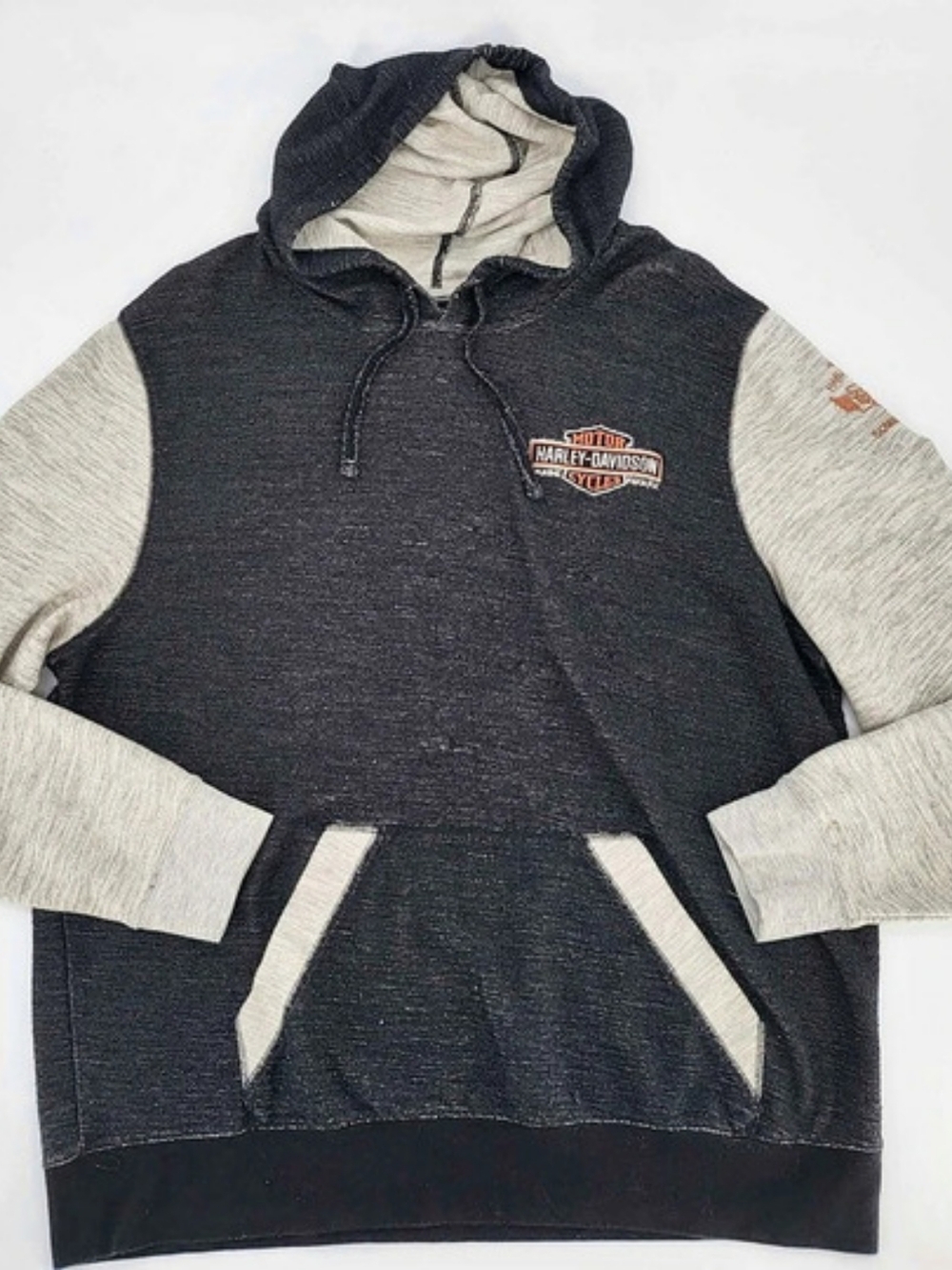 Harley-Davidson Color Block Hoodie Size Large